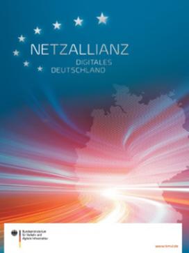Deckblatt der Broschüre „Netzallianz Digitales Deutschland“