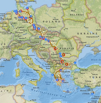 Link zur interaktiven Karte Orient/ Östliches Mittelmeer