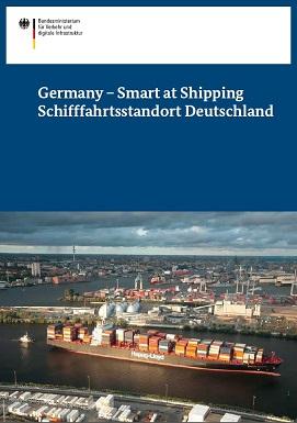 Cover der Broschüre: Germany - Smart at Shipping, Schifffahrtsstandort Deutschland