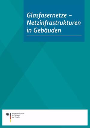 Cover der Broschüre: Bausteine für Netzinfrastrukturen von Gebäuden