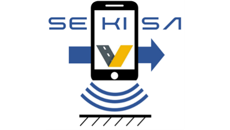 Darstellung des SEKISA Logos in einem Smartphone
