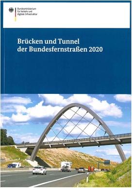 Deckblatt der Broschüre „Brücken und Tunnel der Bundesfernstraßen 2020“