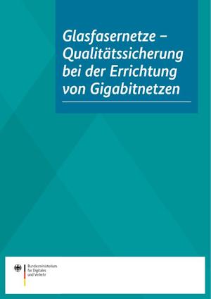 Deckblatt der Publikation: "Handreichung zur Qualitätssicherung im Rahmen der Mitverlegung nach § 77i Abs. 7 TKG"