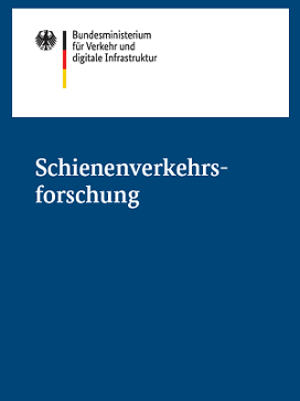 Deckblatt der Broschüre - Schienenverkehrsforschung