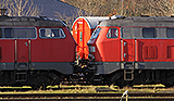  Zwei Diesellokomotiven © Wolf-Christian Strauss