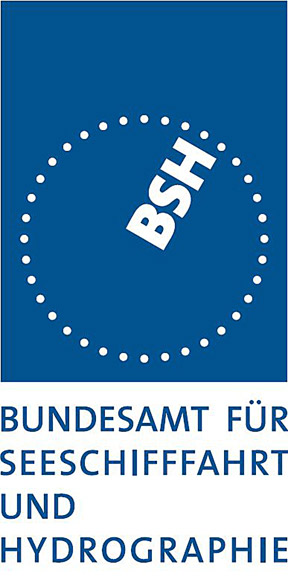 Logo des Bundesamtes für Seeschifffahrt und Hydrographie (BSH) 