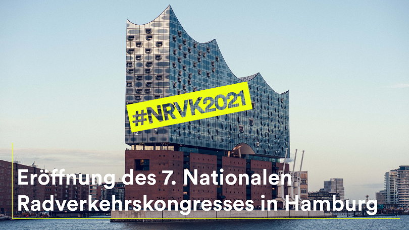 Eröffnung des 7. Nationalen Radverkehrskongresses in Hamburg